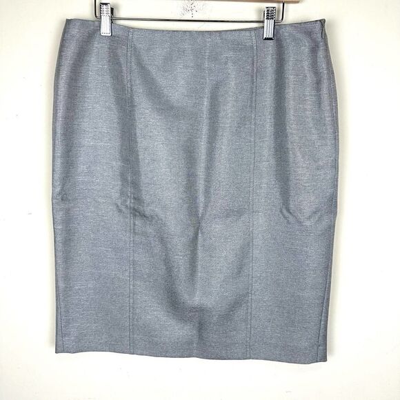 Kasper Dresses & Skirts - Kasper Silver Vented Skirt Size 10‎